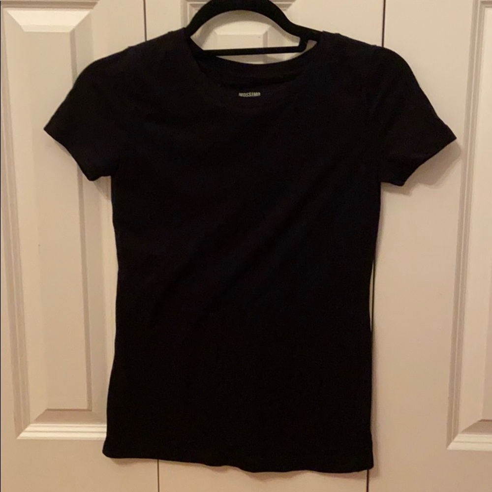 Mossimo plain black tee, XS
